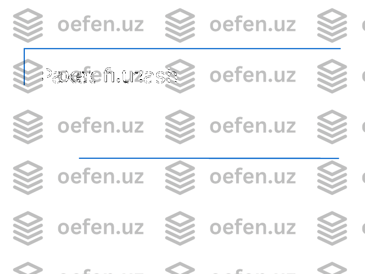 Paket filtrlash 