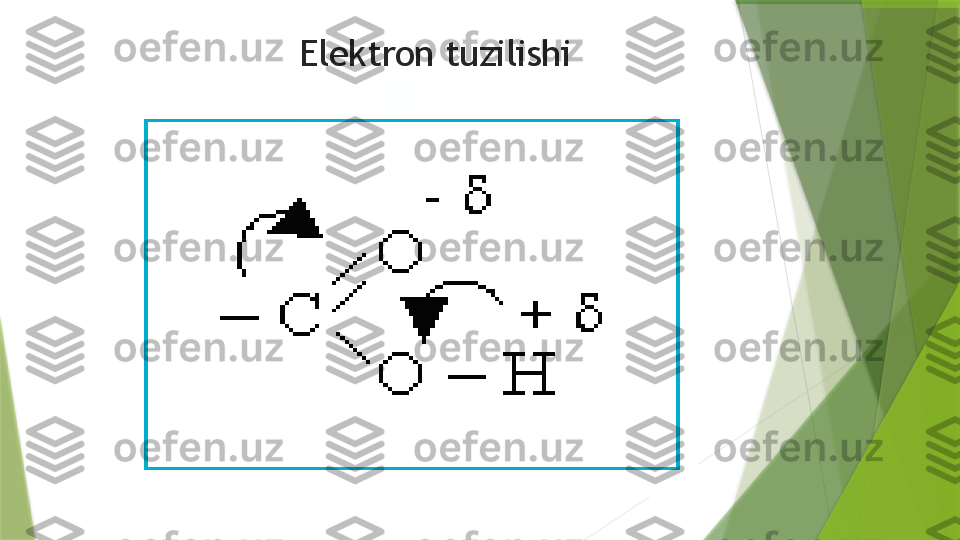 Elektron tuzilishi                 