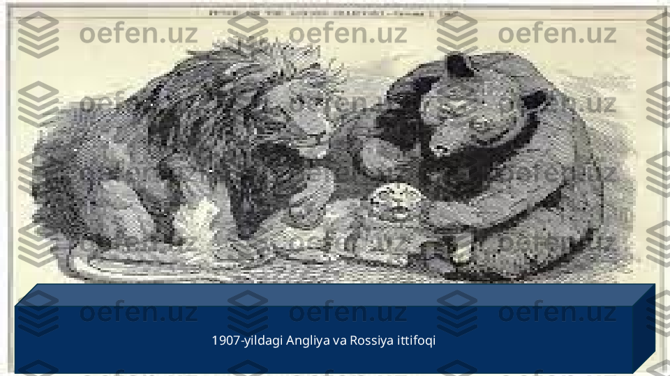 1907-yildagi Angliya va Rossiya ittifoqi 