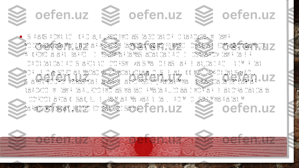 • I.S. MAKSIMOVNING FIKRICHA, MURG’OB VOHASIDA 60 DAN ORTIQ NAMOZGOH VI DAVRI 
YODGORLIKLARI MA’LUM. ULAR MURG’OB DARYOSINING KO’P IRMOQLI O’ZANLARI BO’YLAB O’NGA YAQIN 
MIKROVOHALARNI BARPO ETDI. BU JOYLARDA YASHAGAN QADIMGI DEHQONLAR O’Z DAVRIDA BIR 
TOMONDAN QADIMGI SHARQNING ILG’OR SVILIZATSIYALI OBLASTLARI BILAN, QADIMGI HIND YERIDAN 
TORTIB TO MESOPOTAMIYAGACHA  BO’LAGAN ZONA AHOLISI BILAN, IKKINCHI TOMONDAN SHIMOLI-
SHARQNING CHO’L ZONASI QABILALARI BILAN IQTISODIY, MADANIY VA ETNIK ALOQADA BO’LGANLAR. 
NAMOZGOH VI DAVRIDA MURG’OB VOHASI VA BAQTRIYADA MUDOFAA DEVORLARI BILAN O’RALGAN QAL’A 
– QO’RG’ONLARGA KELSAK, BU IBTIDOIY JAMIYAT ZAMINIDA IJTIMOIY- IQTISODIY VA MADANIY 
TARAQQIYOT BILAN BOG’LIQ BO’LGAN HODISADIR.  