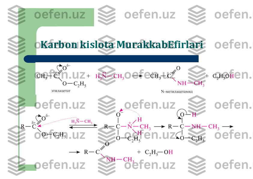 Karbon kislota MurakkabEfirlari 