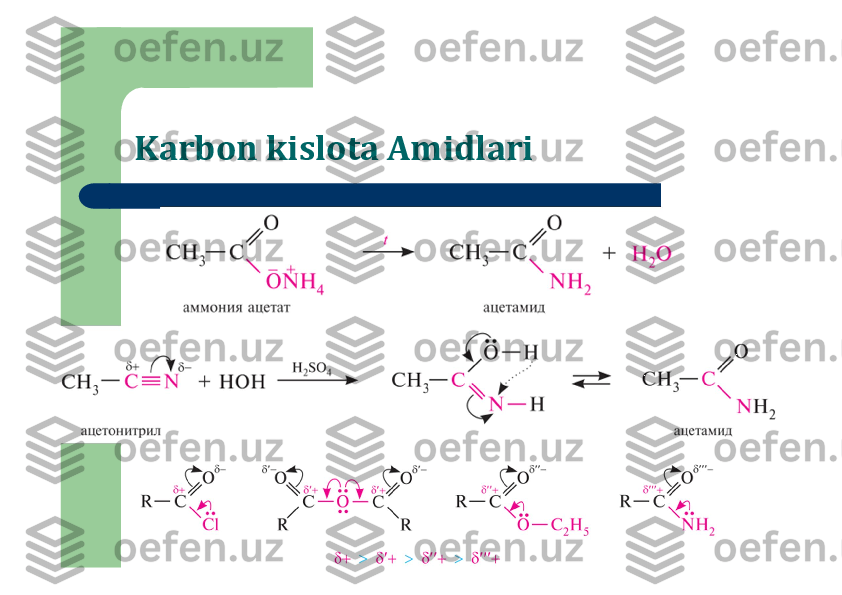 Karbon kislota Amidlari 