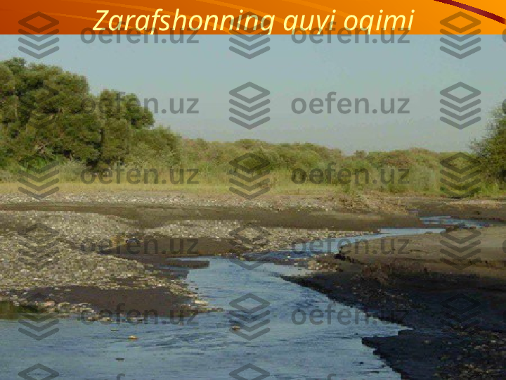 Zarafshonning quyi oqimi 