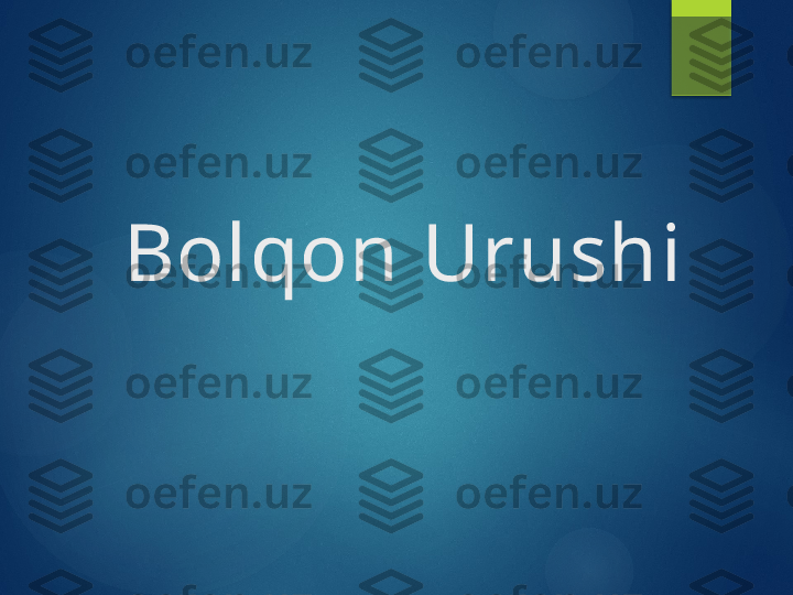 Bolqon Urushi       