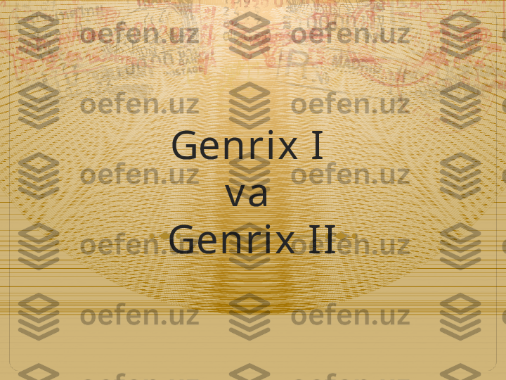 Genrix I 
v a 
Genrix II  