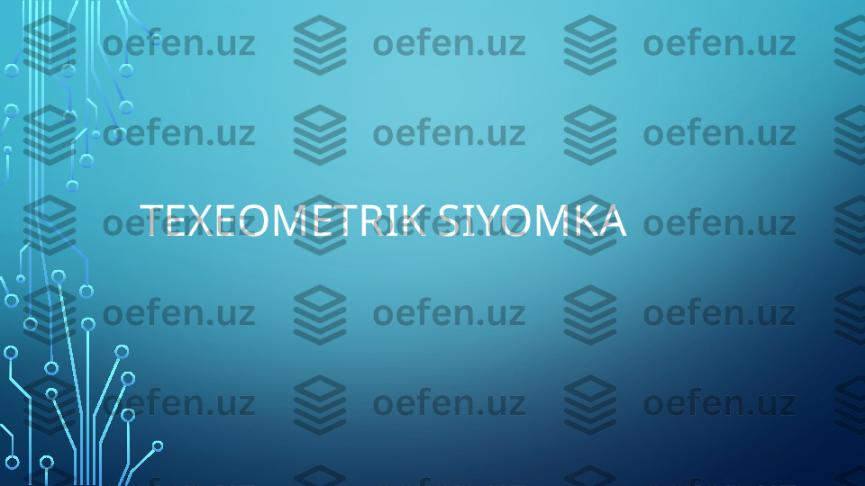 TEXEOMETRIK SIYOMKA  