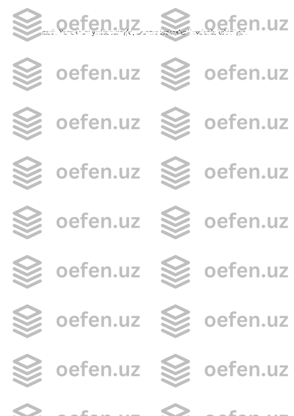 etadi. Yana shuni yodda tutingki, uzunroq iqtiboslar Ilovalarda keltirilgan. 