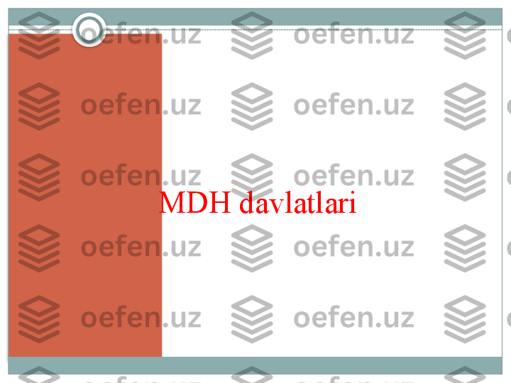 MDH davlatlari    