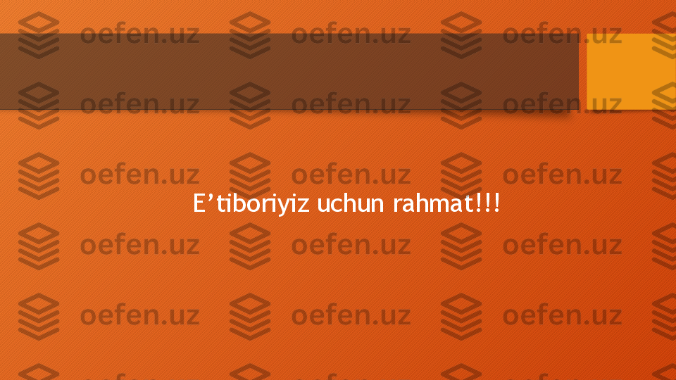 E’tiboriyiz uchun rahmat!!!  