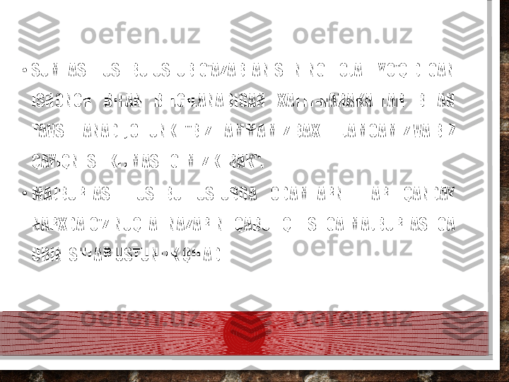 •
SUMLASH. USHBU  USLUB  G'AZABLANISHNING  HOJATI YO'Q  DEGAN 
ISHONCH  BILAN  BELGILANADIGAN  XATTI-HARAKATLAR  BILAN 
TAVSIFLANADI, CHUNKI "BIZ HAMMAMIZ BAXTLI JAMOAMIZ VA BIZ 
QAYIQNI SILKITMASLIGIMIZ KERAK".
•
MAJBURLASH.  USHBU  USLUBDA  ODAMLARNI  HAR  QANDAY 
NARXDA  O'Z  NUQTAI  NAZARINI  QABUL  QILISHGA  MAJBURLASHGA 
URINISHLAR USTUNLIK QILADI.  