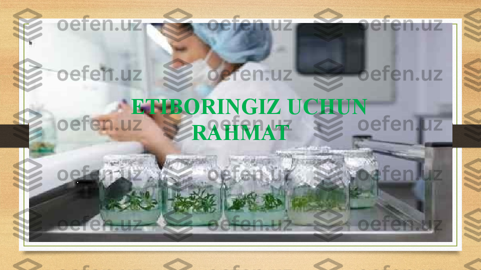 ETIBORINGIZ UCHUN 
           RAHMAT 