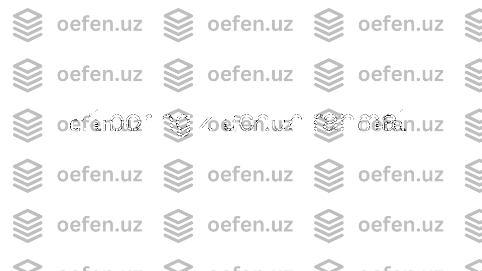 E'tiboringiz uchun rahmat  