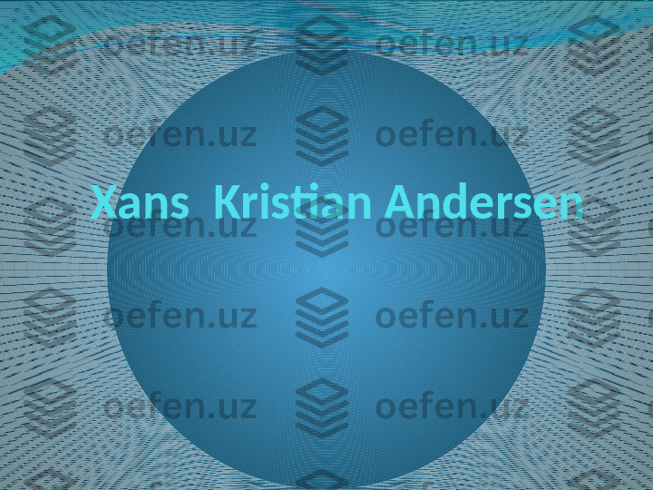 Xans  Kristian Andersen  