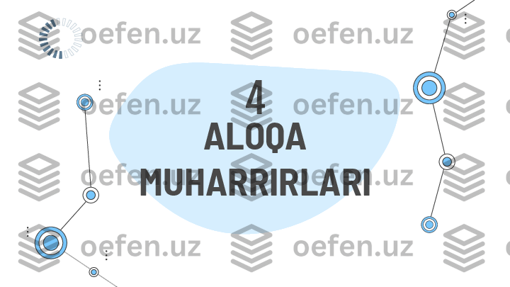 ALOQA 
MUHARRIRLARI 4 