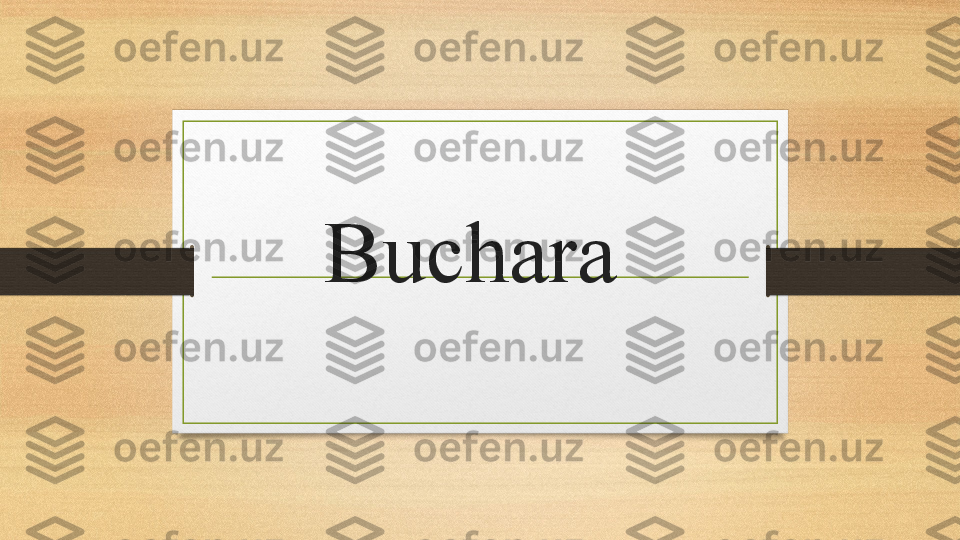 Buchara 