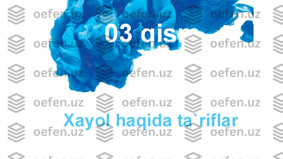 Xayol haqida ta`riflar 03 qism 