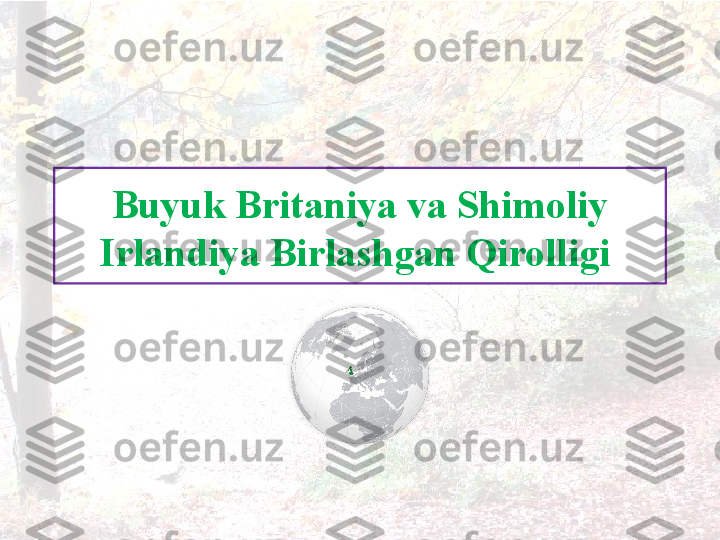 Buyuk Britaniya va Shimoliy 
Irlandiya Birlashgan Qirolligi   