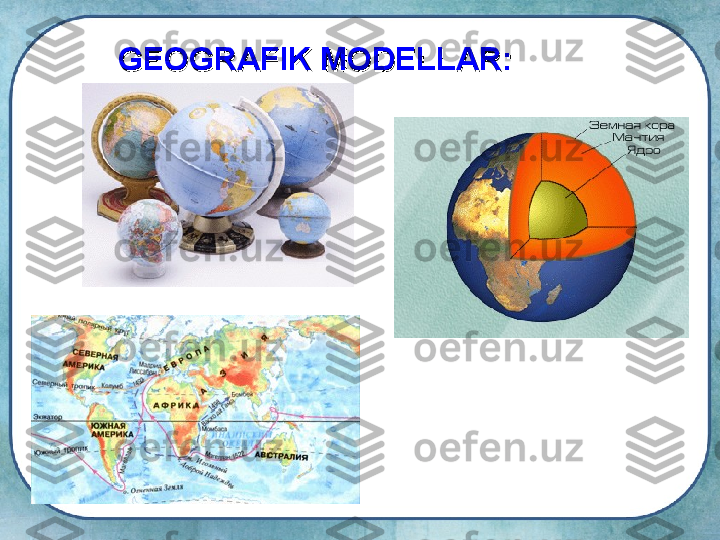 GEOGRAFIK MODELLARGEOGRAFIK MODELLAR
:: 