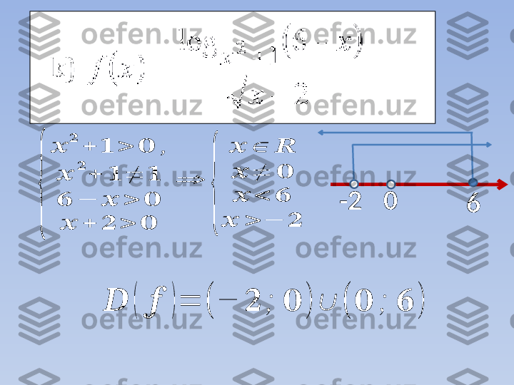 {	
??????	
??????	
+	??????	>	??????	,	
??????	
??????	
+	??????	≠	??????	
??????	−	??????	>	??????	
??????	+	??????	>	??????	
⇒	
{	
??????	∈	??????	
??????	≠	??????	
??????	<	??????	
??????	>	−	??????-2
60	
??????	(	??????	)=	(	−	??????	;	??????	)	∪	(	??????	;	??????	) 